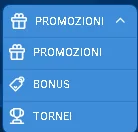 Sezioni bonus MostBet